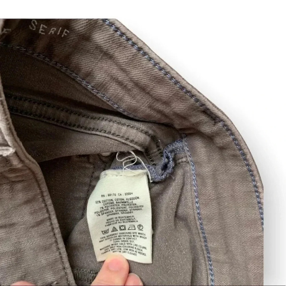 Pilcro and the Letterpress Jeans Anthropologie Serif Moto Zipper Size 26 - Picture 8 of 11